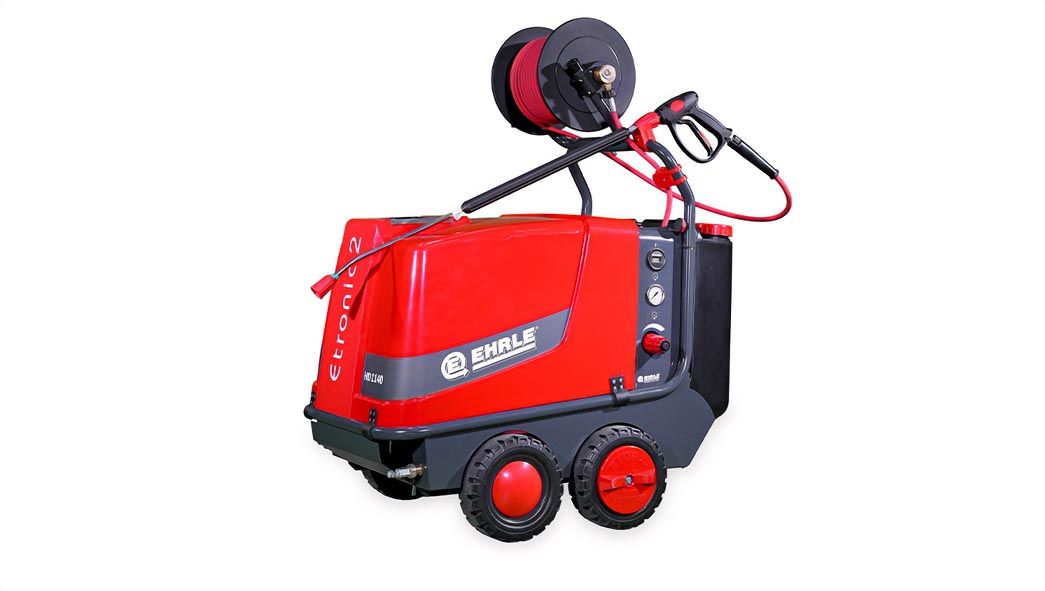 Ehrle HD1140 Premium Hot Water Pressure Washer – 400V – 230 Bar – 16.7 LPM – with Hose Reel