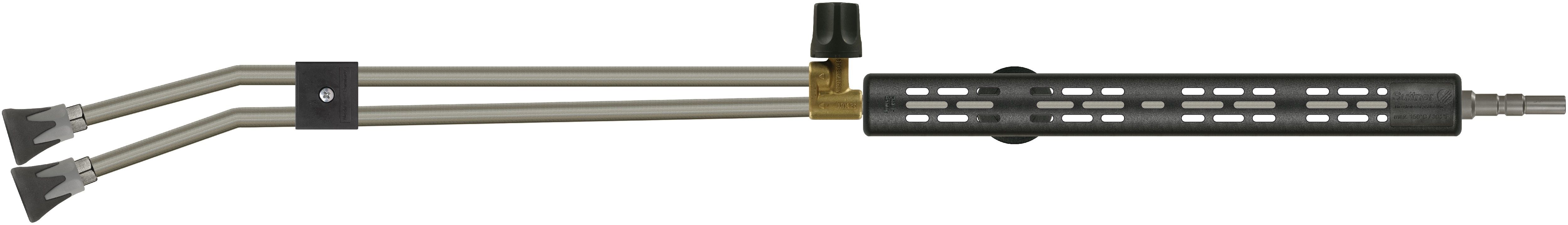 R+M Suttner ST53 Twin Lance with ST9 Vented Handle, 1000mm, KEW Spigot, with ST10 Nozzle Protectors, Side Handle and Bend