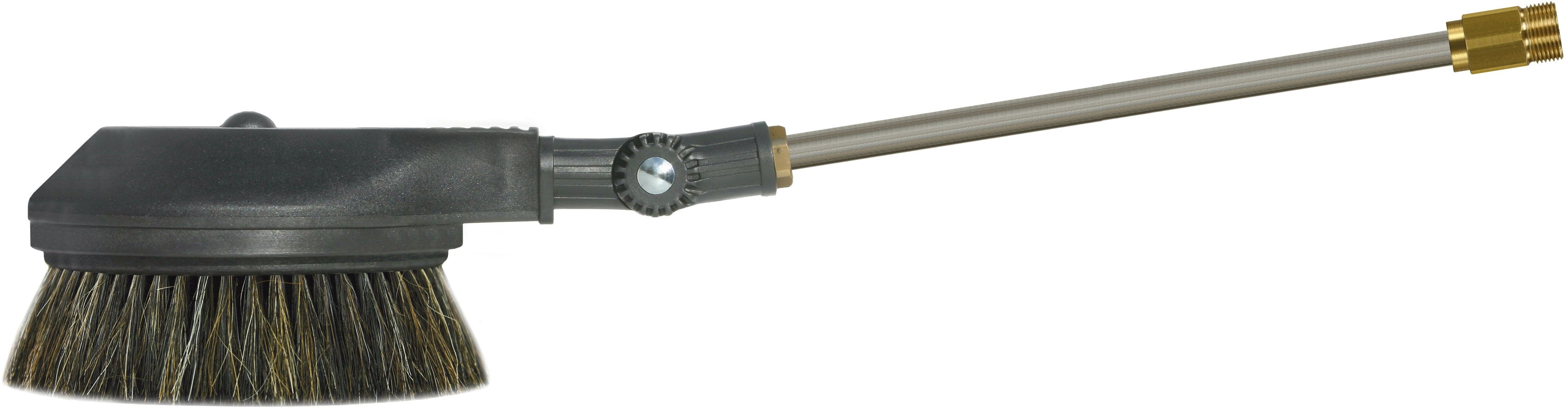 R+M Suttner Brush Lance M22 Male Black Natural Rotary Wash Brush, 50 Bar