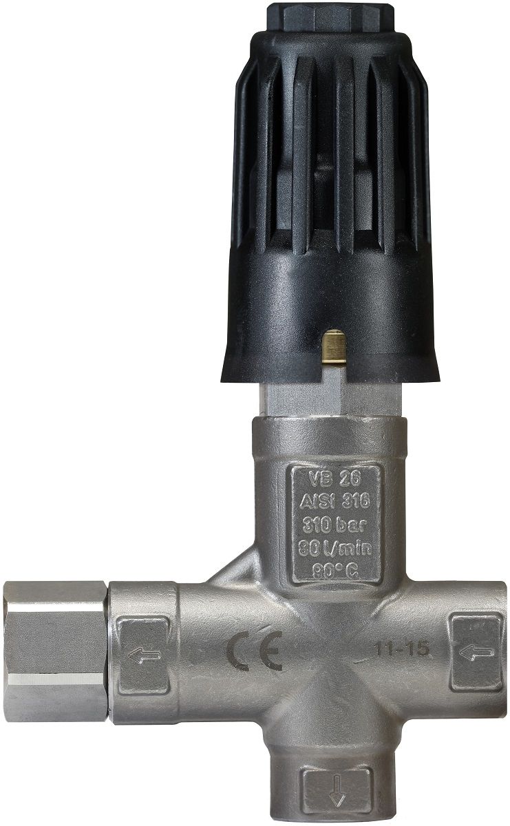 VB26 Unloader Valve, 280 Bar, 80 LPM, 1/2" F x 1/2" F