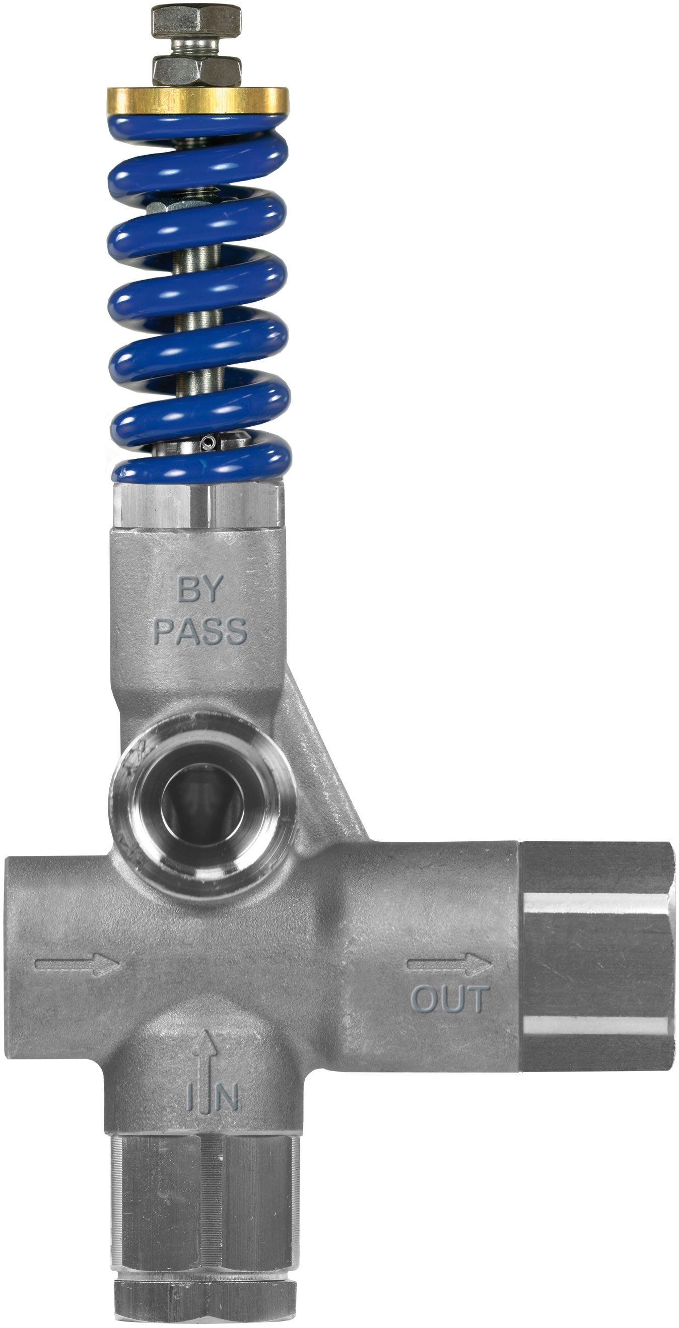 VB80 Stainless Steel Unloader, 280 Bar, 80 LPM, 1/2" F x 1/2" F