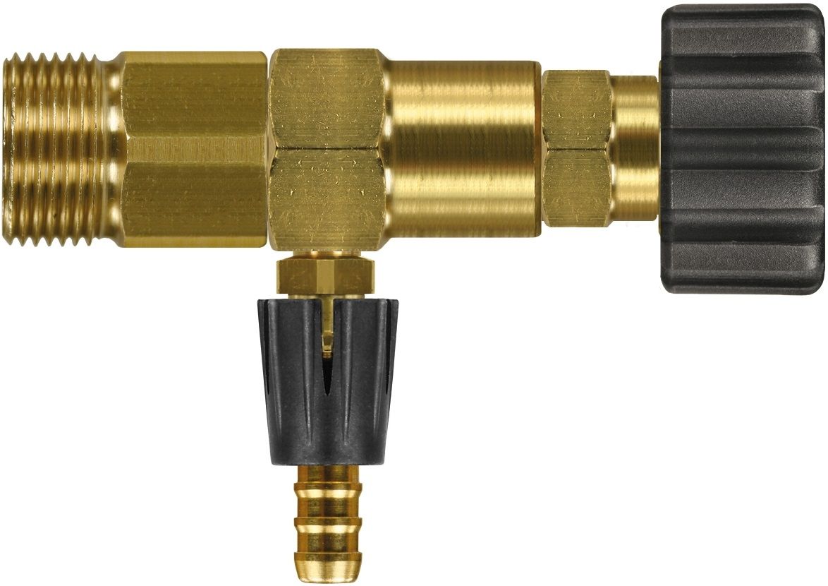 R+M Suttner RM300 Adjustable Chemical Injector 1.8mm – M22 F x M Brass (220 Bar / 90°C)