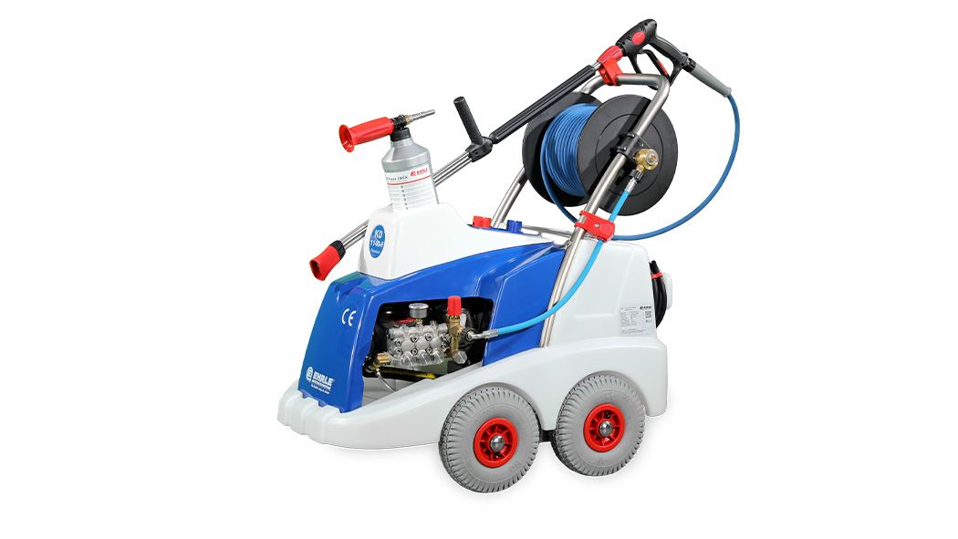 Ehrle KD1140-F Premium Cold Water Pressure Washer – 400V – 180 Bar – 16.7 LPM – with Hose Reel