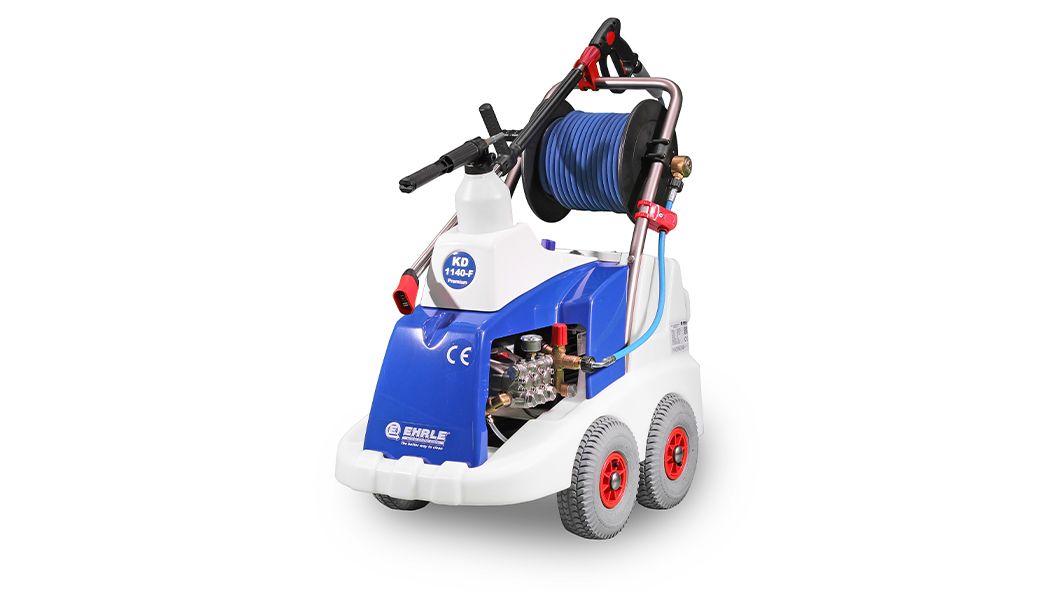 Ehrle KD1140-F Premium Cold Water Pressure Washer – 400V – 180 Bar – 16.7 LPM – with Hose Reel – view 4