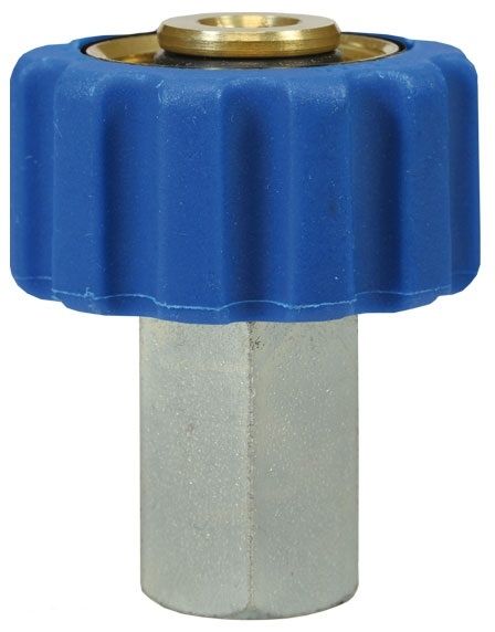 QS Coupling 1/2" F x 1/4" F Blue