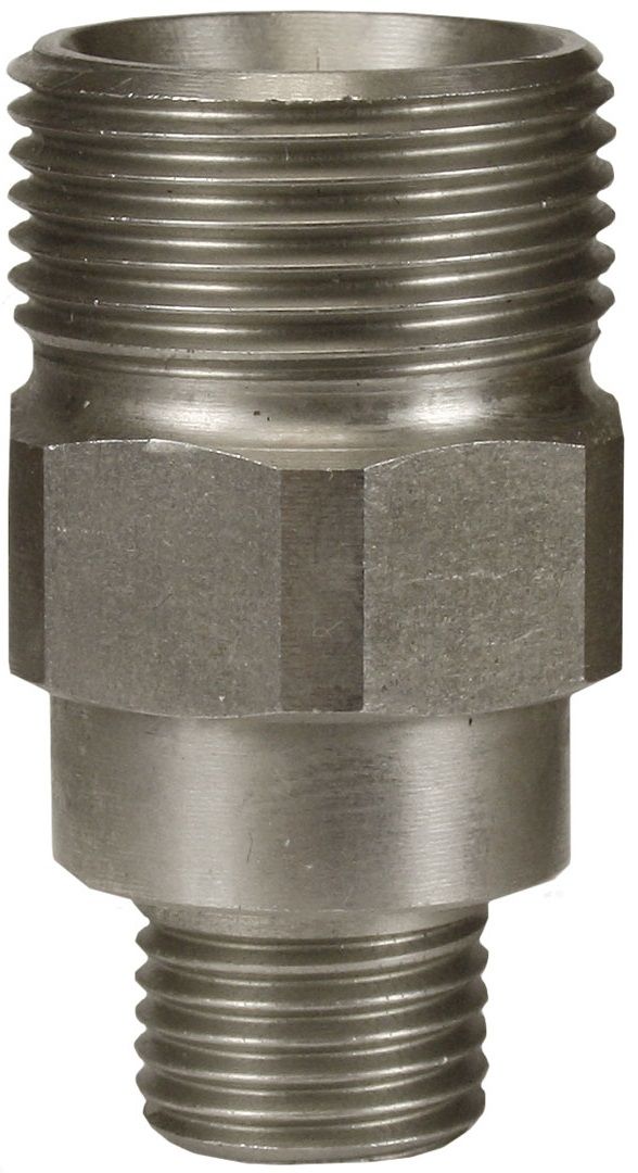 Male to Male Stainless Steel Quick Screw Plug Adaptor-M22 M to 1/4" M