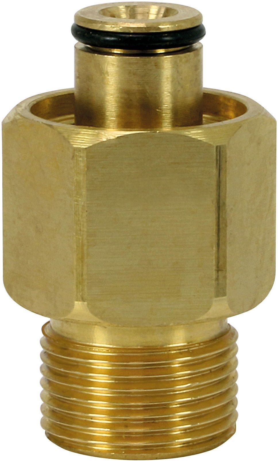 Karcher K-Lock Connector to M22 Male Adaptor – Brass (400 Bar, Easy Lock Compatible)