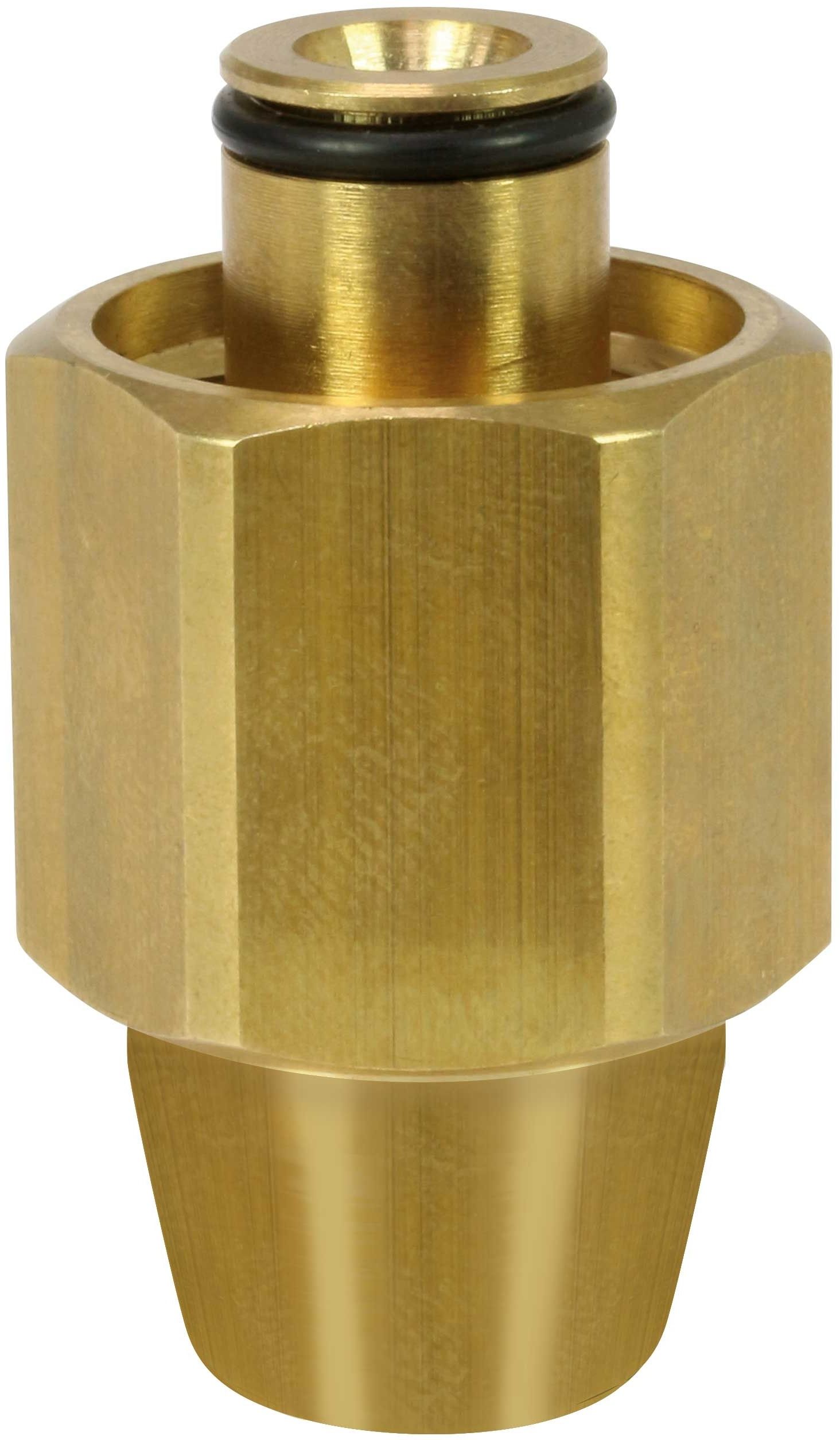 Karcher K-Lock 5 Adaptor – TR22 Female to 3/8" BSP Female (Brass, 400 Bar)