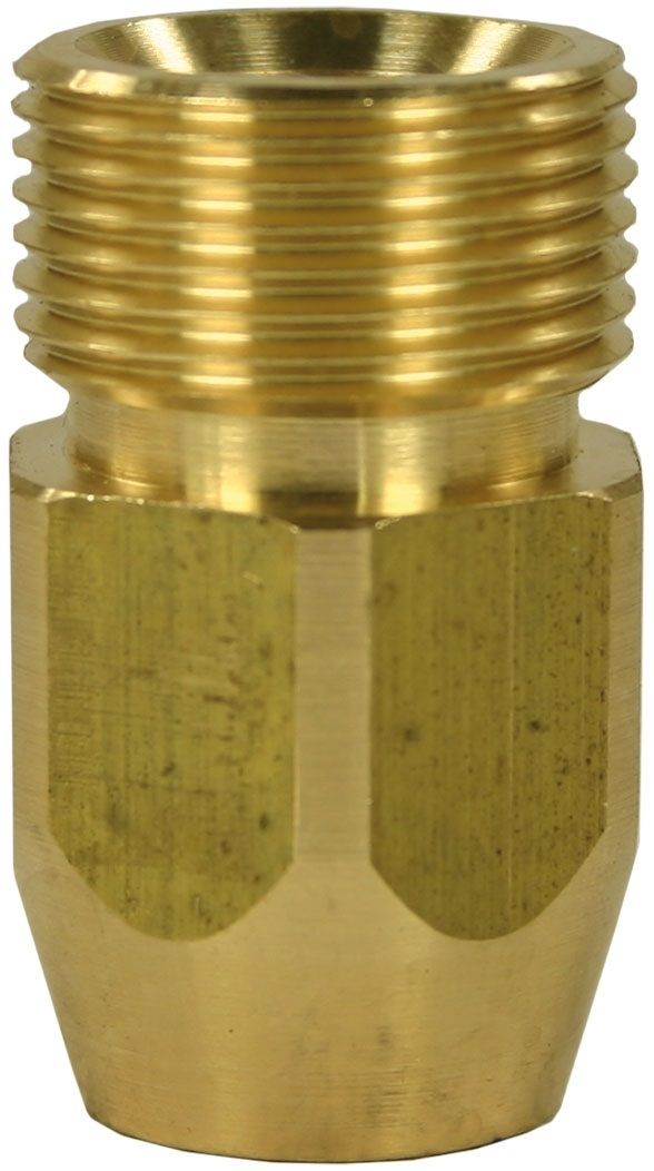 Female to Male Brass Adaptor-M22 M to 1/4" F (38mm, 400 Bar) – image 1