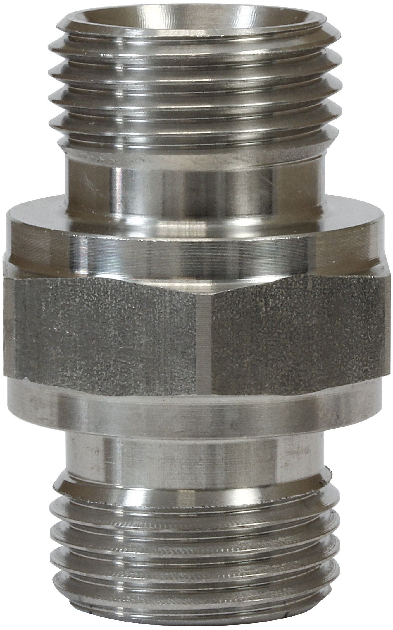 Male to Male Stainless Steel Double Nipple Adaptor-1/4" M to 1/4" M