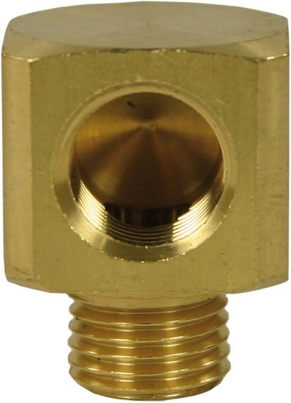 Female to Male Brass Square Elbow-3/8" F to 3/8" M