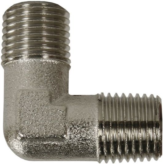 Male to Male Nickel Plated Brass Elbow-1/8" M to 1/8" M
