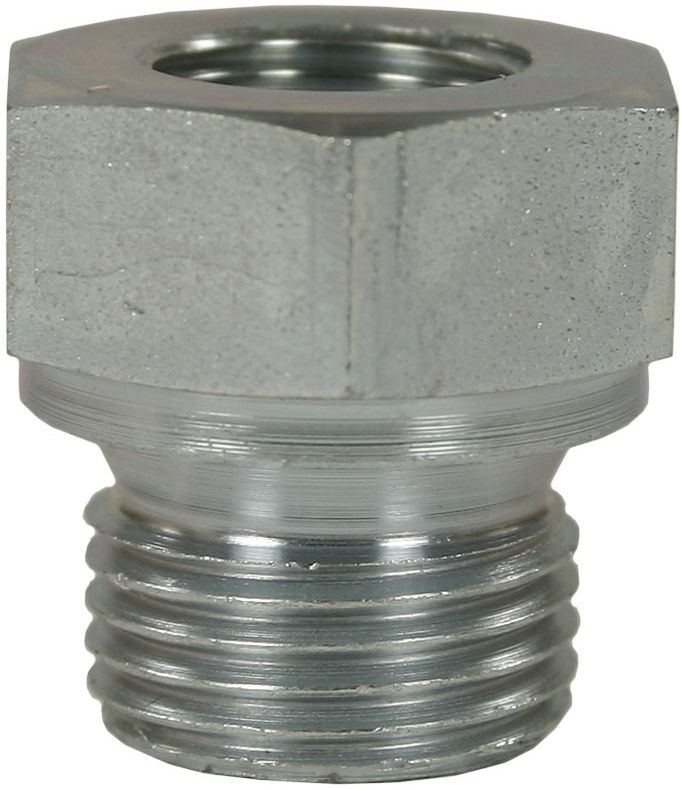 Female to Male Zinc Plated Steel Reduction Nipple Adaptor-1/4" F to 1/2" M