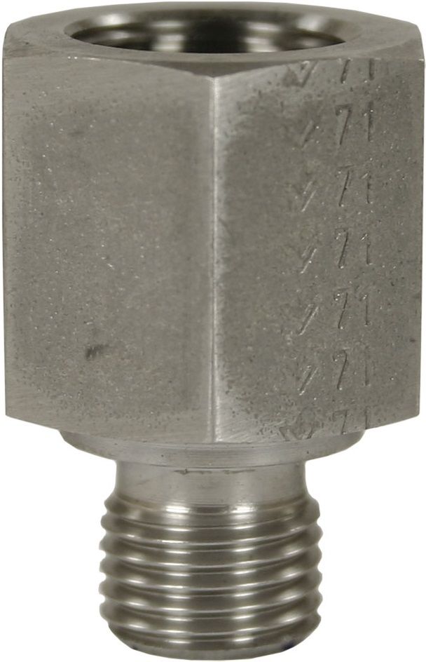 Female to Male Stainless Steel Reduction Extension Nipple Adaptor-1" F to 3/4" M