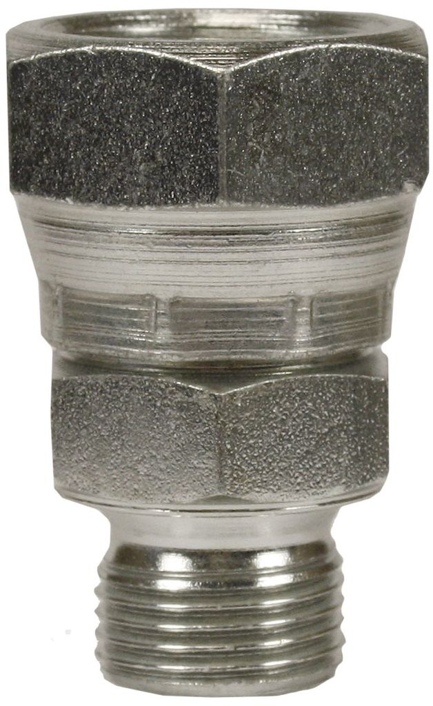 Stainless Steel Swivel Adaptor 1/4”F to 3/8”M (500 Bar)