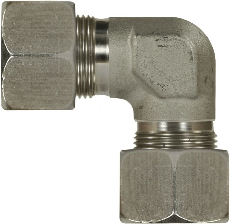 R+M Suttner Elbow Coupling, Stainless Steel, 315 Bar