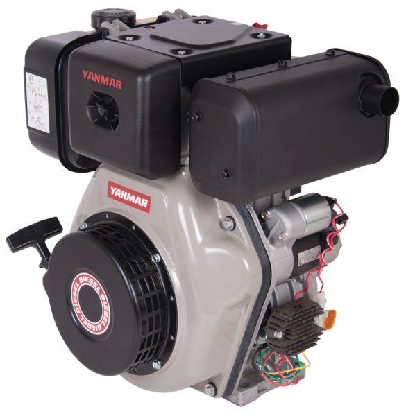 Yanmar L100V Diesel Engine 8.7HP 6.5kW Electric Start 1 Inch Shaft