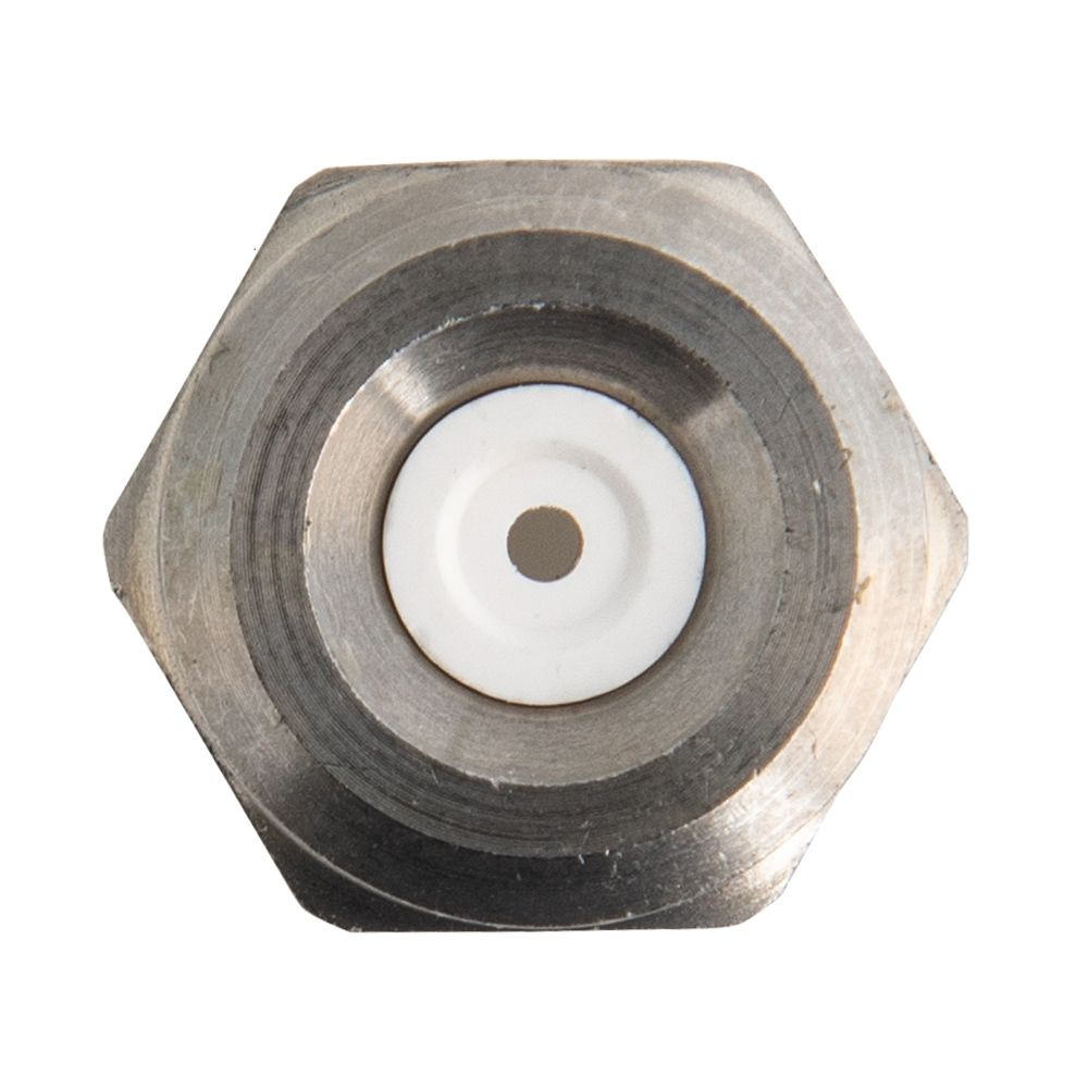 Ceramic High Pressure Nozzle – 1/4" MEG, 0° Pencil Jet, Size 05 (Ceramic), 300 Bar