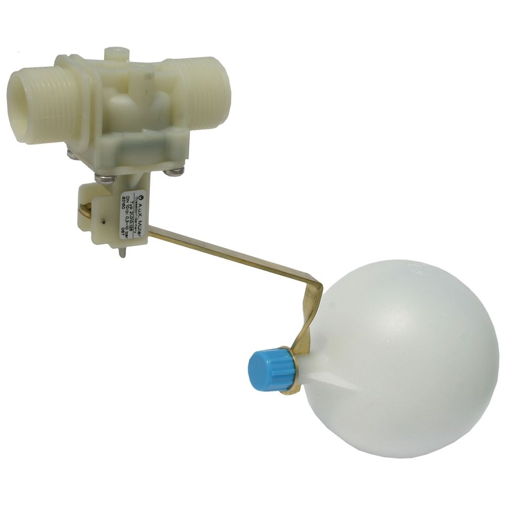 AK Horizontal Float Valve, 10 Bar, 22 LPM, 3/4" M x 3/4" M