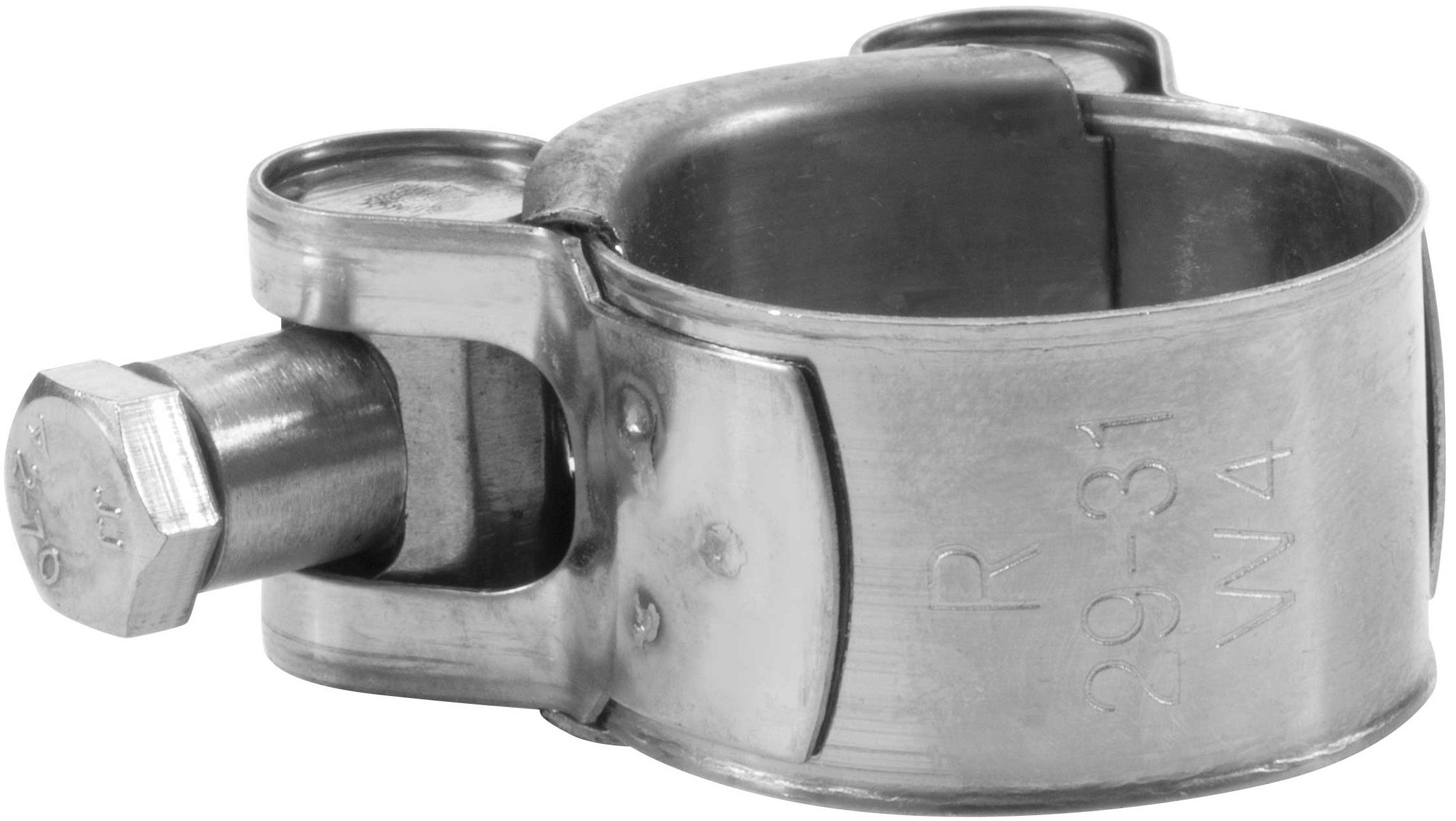 R+M Suttner Stainless Steel Hinged Hose Clamp, 29-31mm