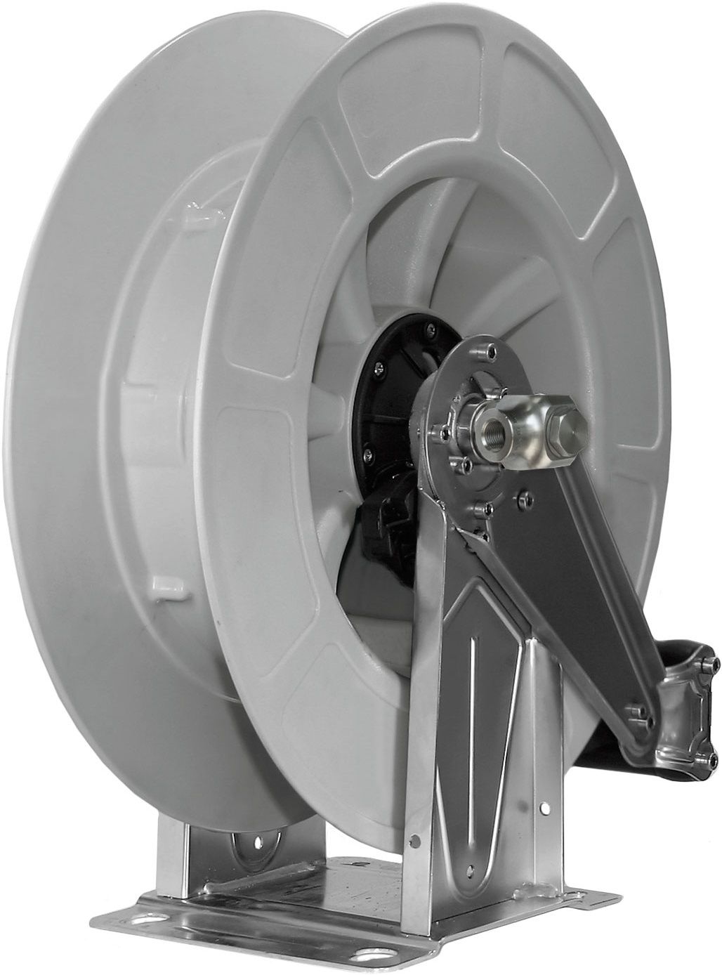 INOX A.B.S Plastic Automatic Hose Reel Up to 21m. Grey