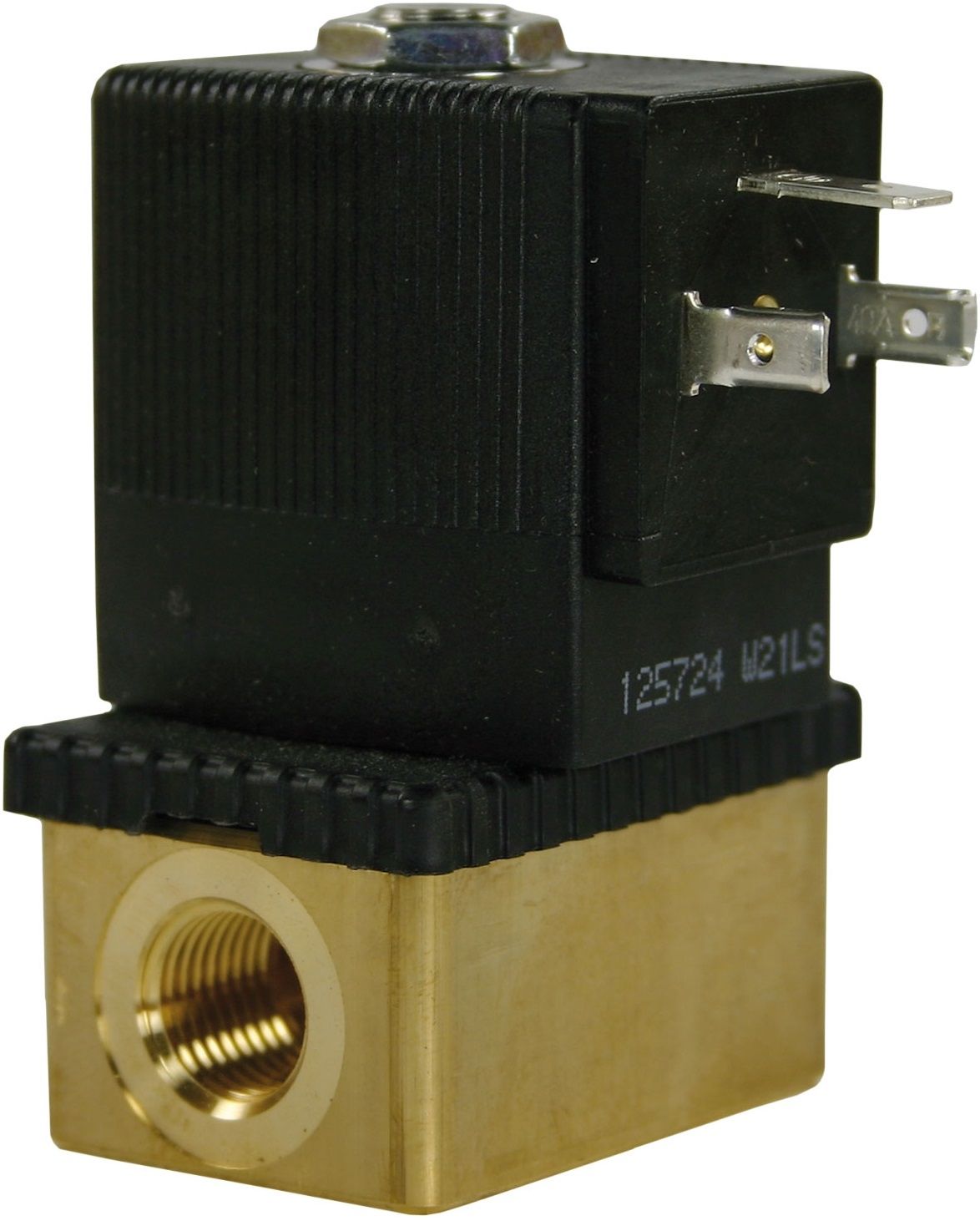 Burkert Solenoid Valve 230V Type 6013 Without Connector, 25 Bar, 1/4" F x 1/4" F