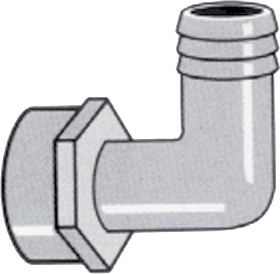 90° Hose Barb