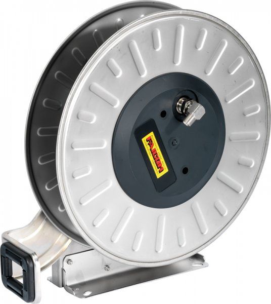 BGX Series Retractable Hose Reel – 30m Capacity, Stainless Steel, 400 Bar (Hose Not Included)