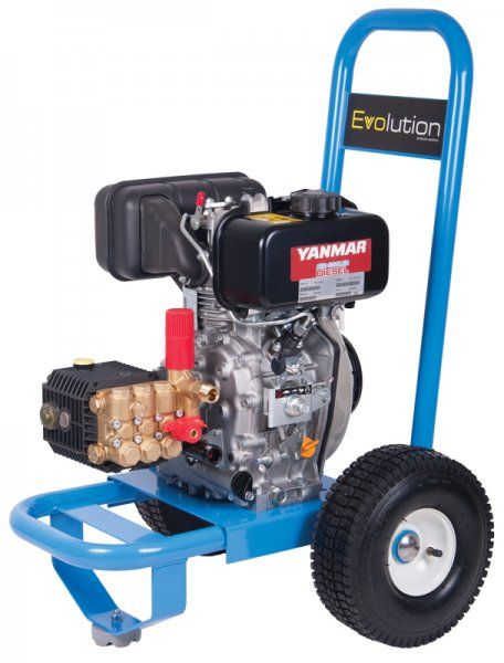 Evolution 1 12125 Yanmar L48N Diesel Pressure Washer, 125 Bar, 12 LPM