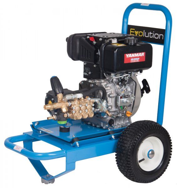 Evolution 1 13170 Yanmar L70N Diesel Pressure Washer, 170 Bar, 13 LPM