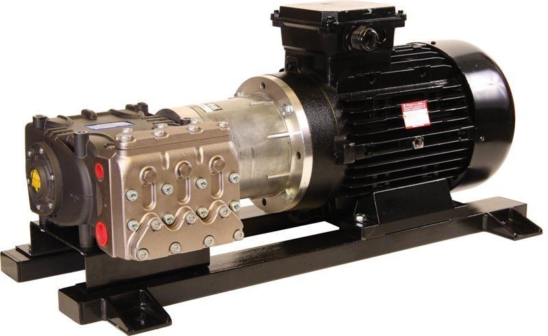 Interpump IN70 Series Motor Pump Unit – WK525, 22LPM 435 Bar, 415V Skid Mounted