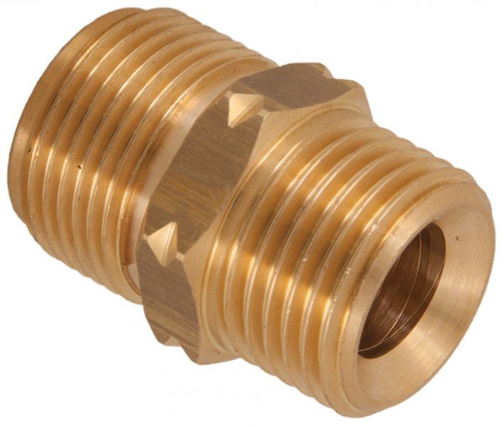 Zin M22 Male x 1/2" BSP Male Screw Adaptor, 250 Bar