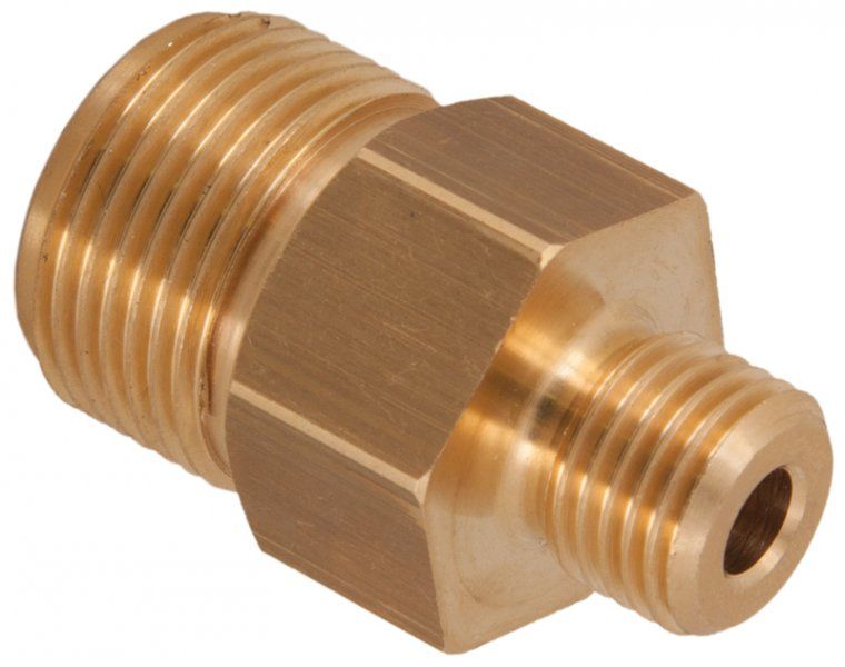 Zin M22 Male x 1/4" BSP Male Screw Adaptor, 250 Bar