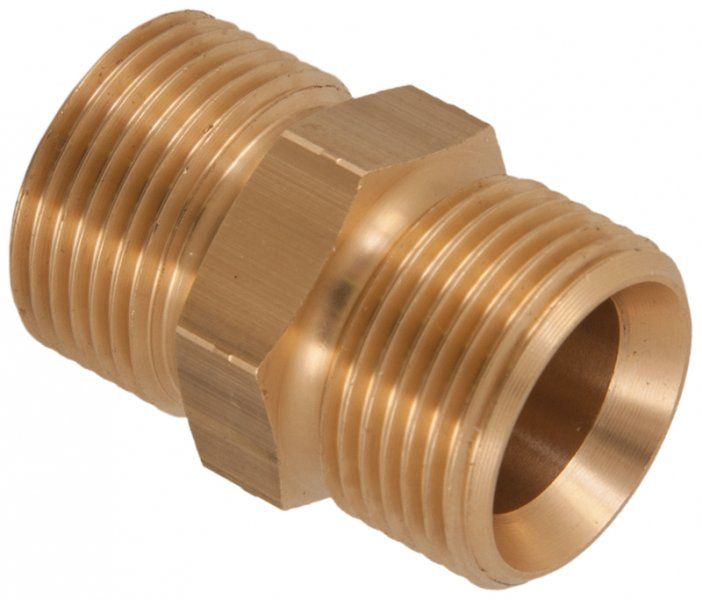 Zin M22 Male x M22 Male Screw Connector, 250 Bar