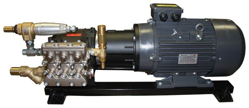 Interpump VHT70 Series Motor Pump Unit with Valves and Filter, 415V, 90 Bar, 100 LPM, 18kW, VHT7095 Pump
