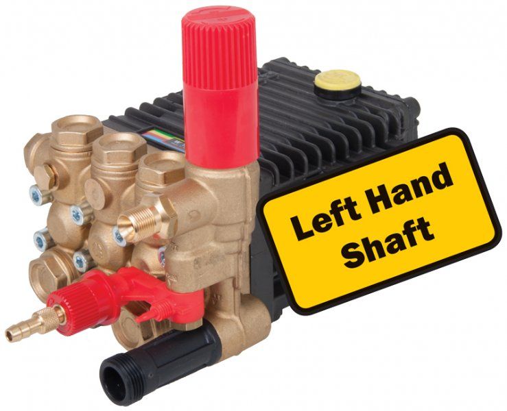 Interpump W140MVLH 44 Series Pump with Unloader Valve – Left Hand – 140 Bar – 12 LPM – 1450 RPM