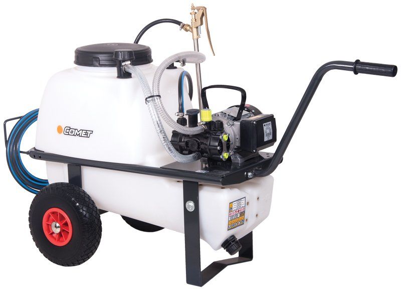 Comet MC8 Electric Wheelbarrow Tank Sprayer, 230V, 15 Bar, 6.9 LPM, 50L Tank