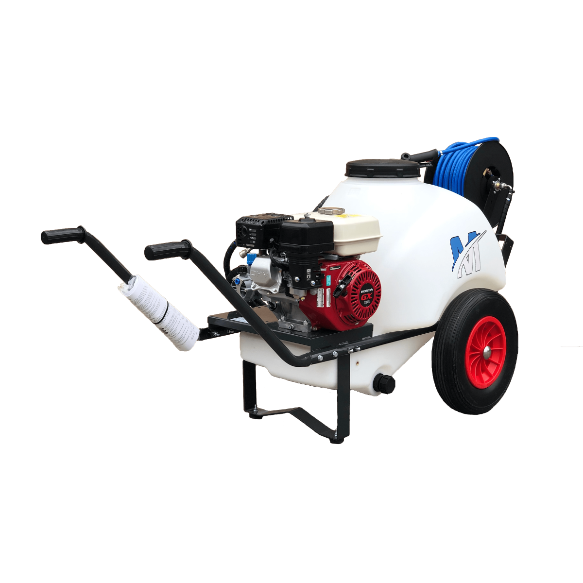 Maxflow Honda GX160 Soft Wash Mini Bowser System, 125 Litre, Comet Pump, 15 Bar, 12 LPM, 30m Hose Reel
