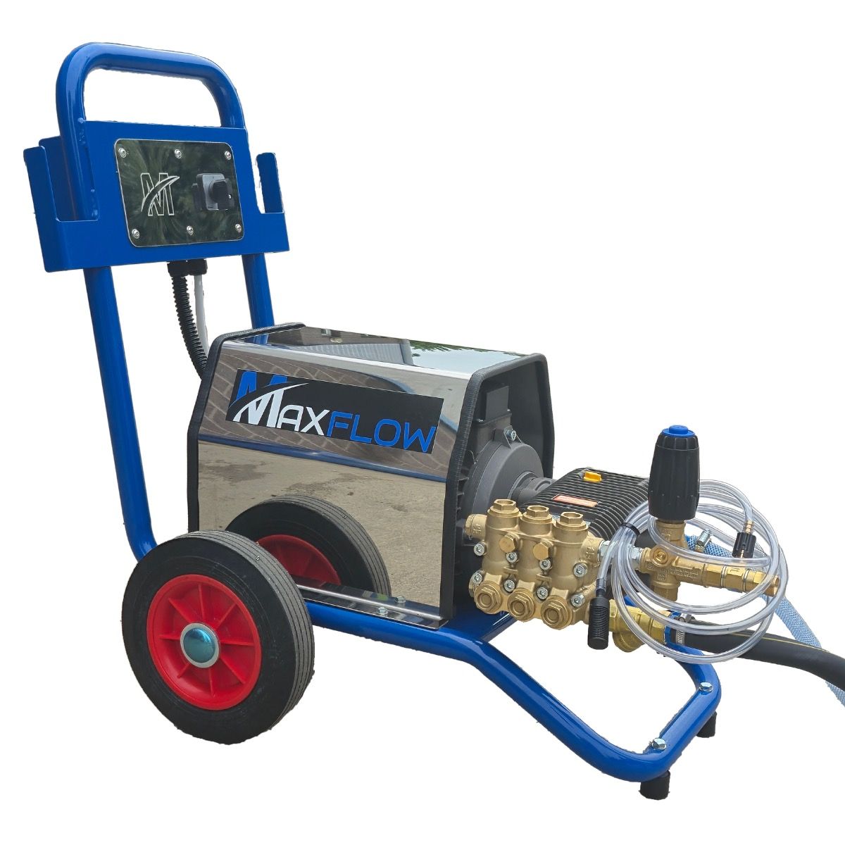 Maxflow Electric Pressure Washer Upright Frame – 230v - 16A 12 LPM 150 Bar Total Stop