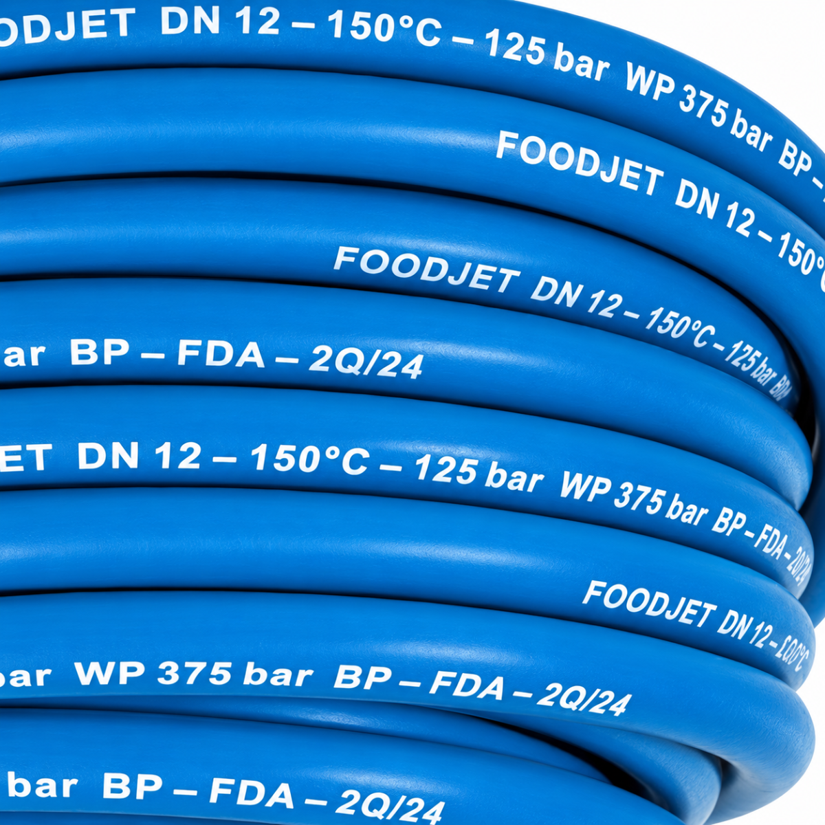 FoodJet Low Pressure Hose, 80 Bar, Cut to Length, per Metre