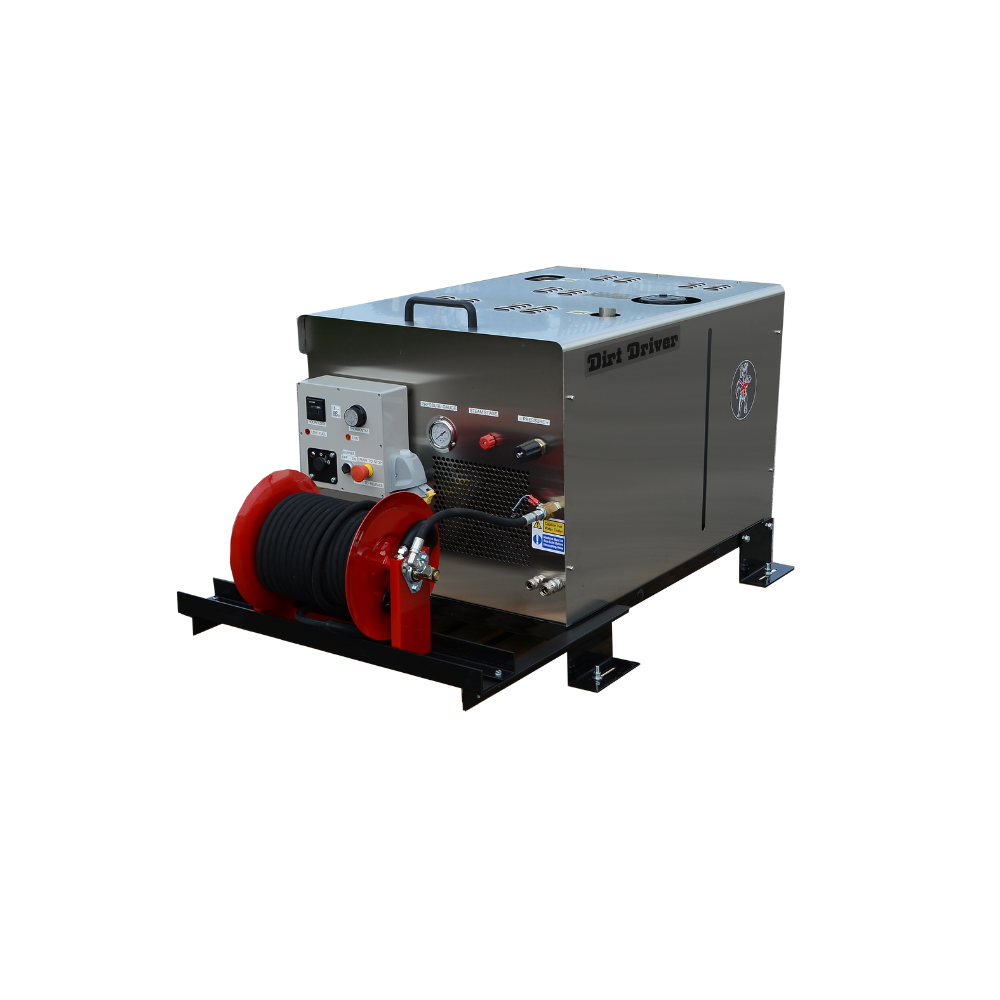 Universal DOFF Style Diesel Hot Pressure Washer with Steam, 200 Bar, 12 LPM, Skid Mounted