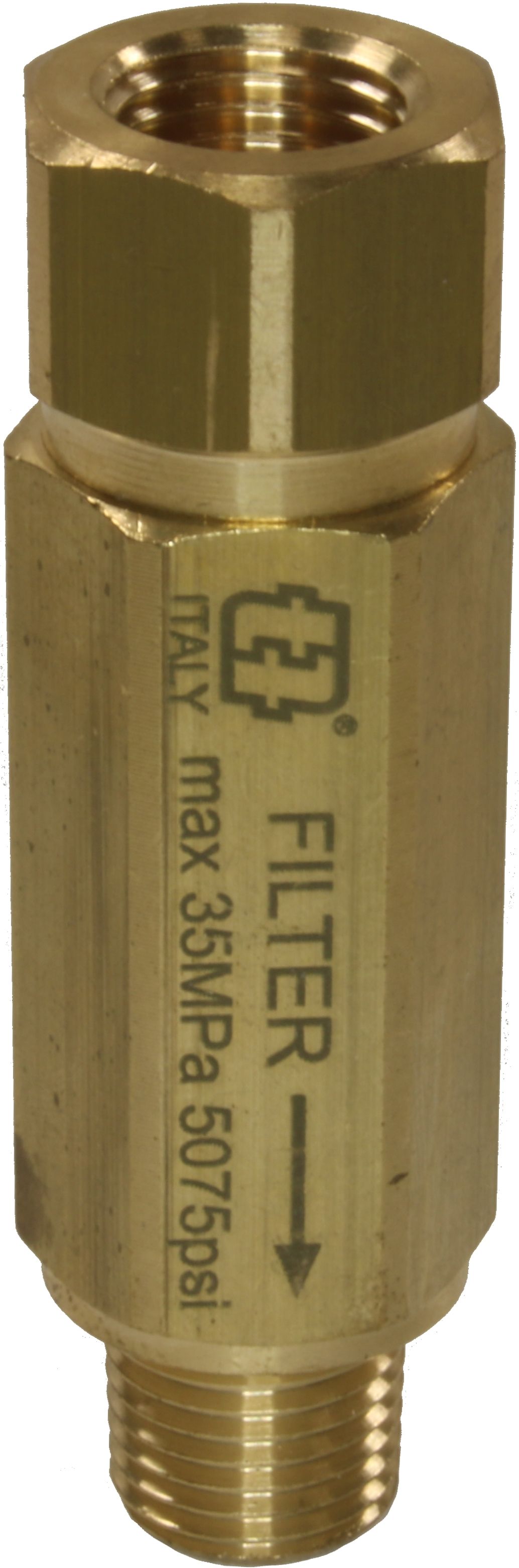 High Pressure Filter, 350 Bar, 1/4" F x 1/4" M