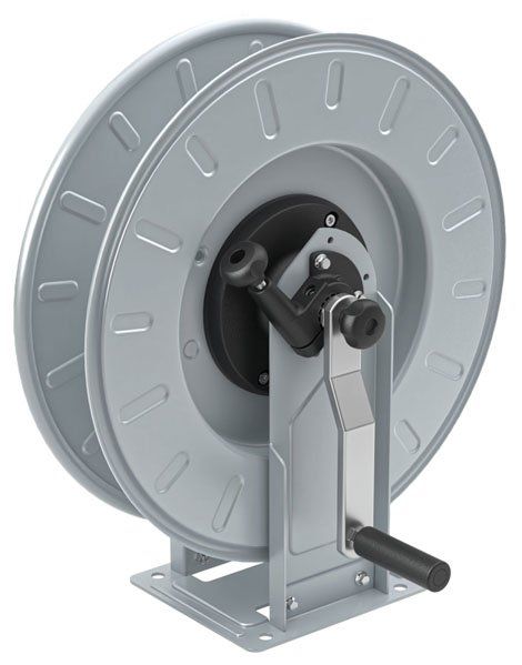 H Series Manual Hose Reel – 25m Capacity, 400 Bar Pressure, Epoxy Coated Steel