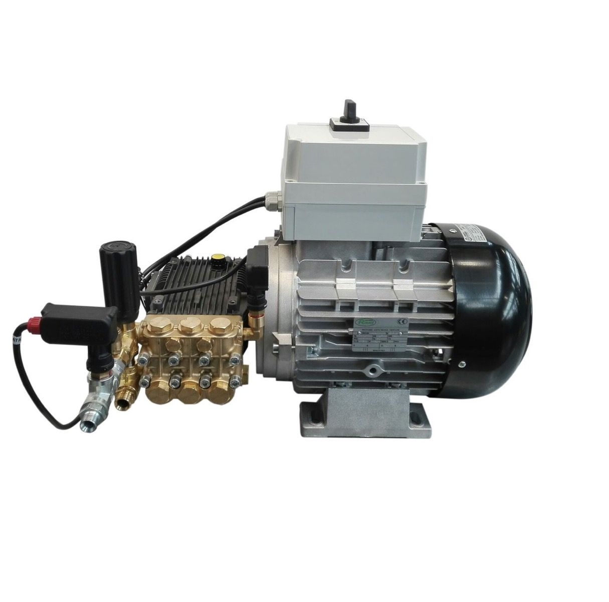 Annovi Reverberi HRK 21.20 Motor Pump Unit with 21 LPM flow rate and brass head.