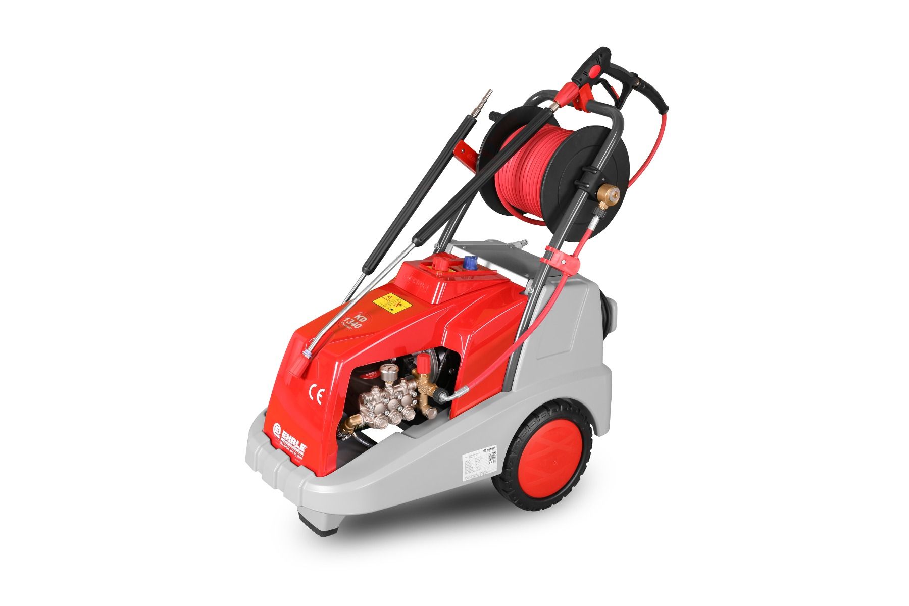 EHRLE KD1140 Premium 4x4-C cold water high pressure cleaner with hose reel