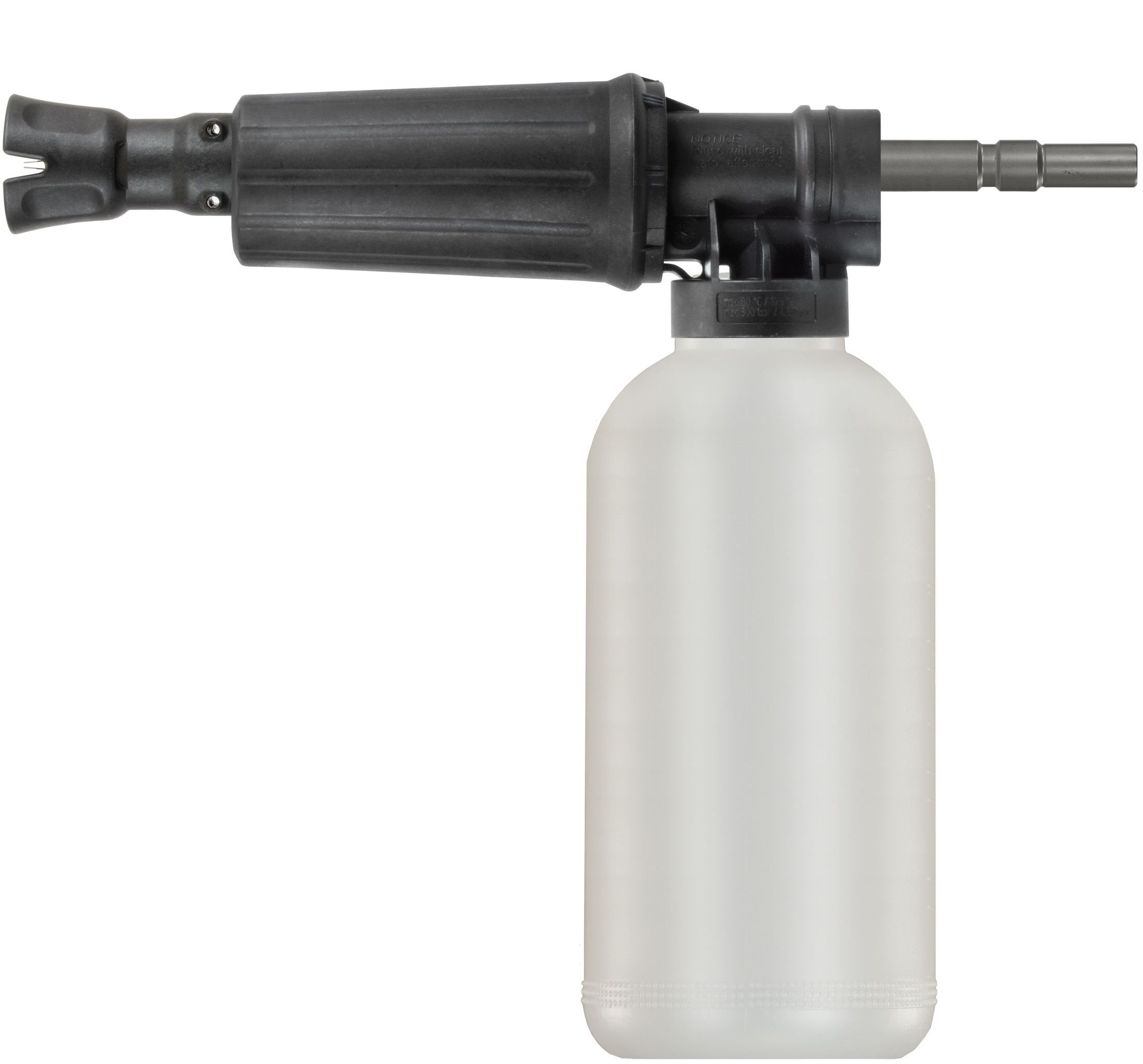 R+M Suttner ST73.1 Foam Nozzle + 1L Bottle 1.25 Injector, 300 Bar