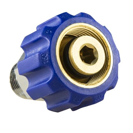 Coupling M22 F x 3/8" M to Suit 15mm Nose, 400 Bar – image 3