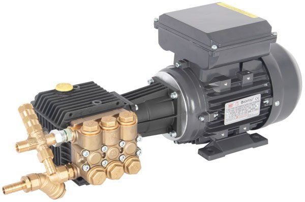 Interpump FE51 Series Motor Pump Unit with Valve and Filter, 110V 2hp, 100 Bar, 6 LPM