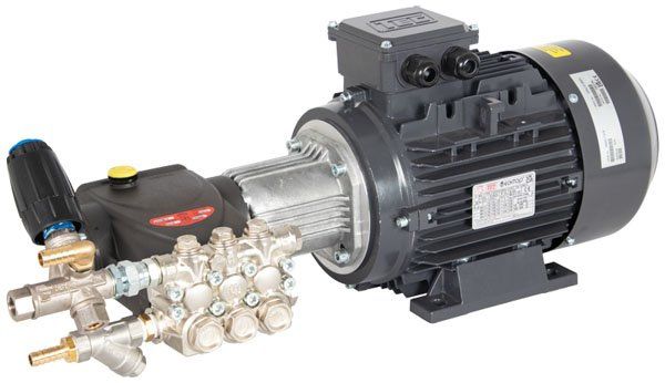 Interpump VHT58 Motor Pump Unit with Unloader Valve and Filter, 400V, 170 Bar, 13 LPM