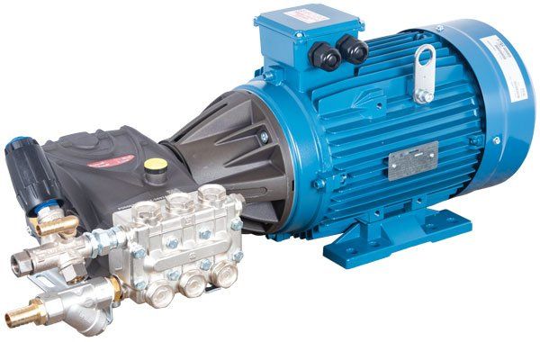 Interpump VHT47 Series Motor Pump Unit with Unloader Valve and Filter, 415V 7.5kW, 160 Bar, 23 LPM